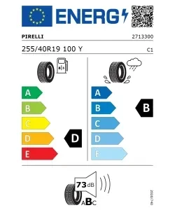 PIRELLI 255/40R19 100Y P Zero